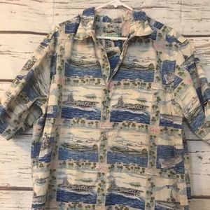 Reyn Spooner Patriotic Hawaiian Shirt 2X, EUC!